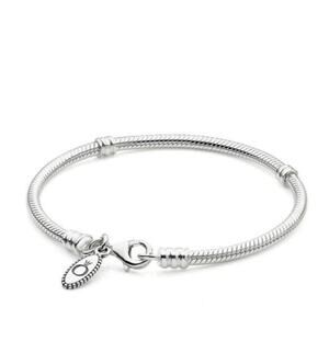 Pandora Snake Chain Lobster Clasp Bracelet, Size 8"